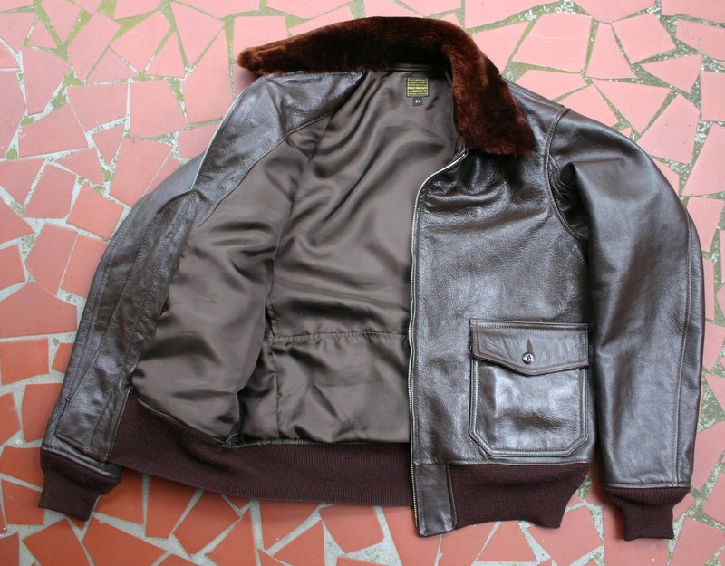PRE WW-2 M-422 LEATHER FLIGHT JACKET SHEELEY PARACHUTE BUILD G-1, M-422A , A-2 gallery