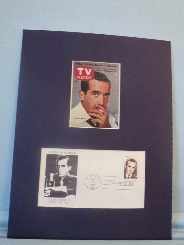CBS Reporter – Edward R. Murrow and the First Day Cover of his own stamp