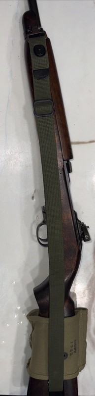 M1 Carbine Sling Military Classic WWII Reproduction Canvas 1.00" Rifle Sling OD gallery