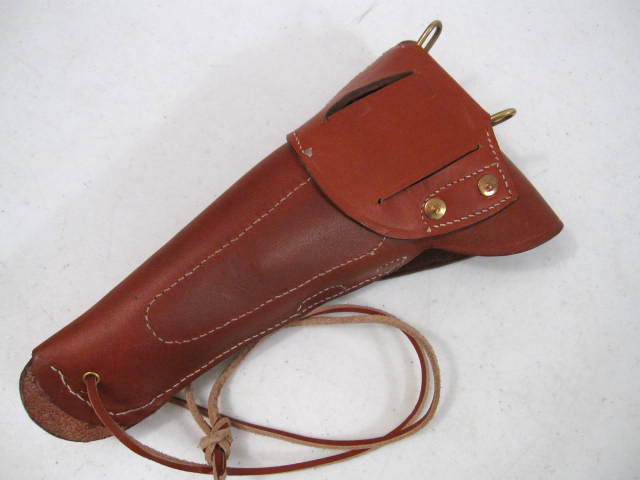WWII USMC US Army M1916 Leather Holster for Colt 45 M1911 Pistol - Reproduction gallery