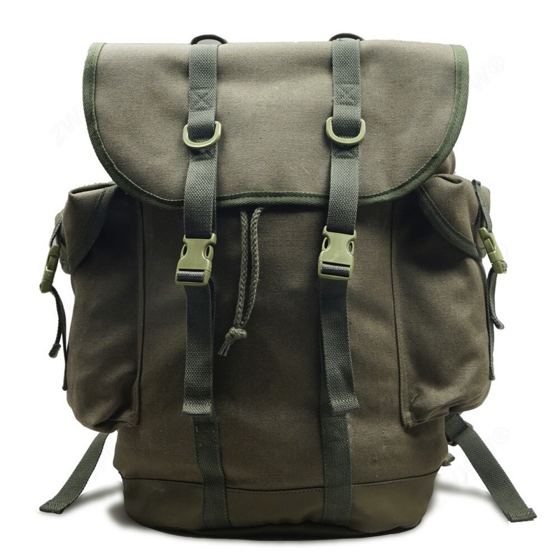 THE COLD WAR WEST GERMAN ARMY OLIVE GREEN COMBAT MOUNTAIN BACKPACK RUCKSACK 35L gallery
