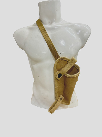U.S. WWII Canvas Colt M3 M1911 Canvas Shoulder Holster – Khaki