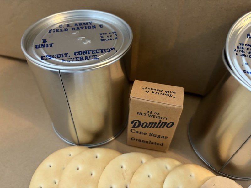 WWII Fully Edible Reproduction C Ration B Unit - Historically Accurate Rations gallery