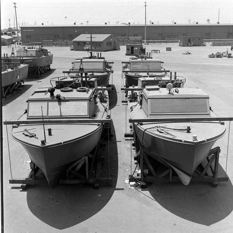 WW2 WWII Photo World War Two / US Military Equipment Awaiting Shipment 1944