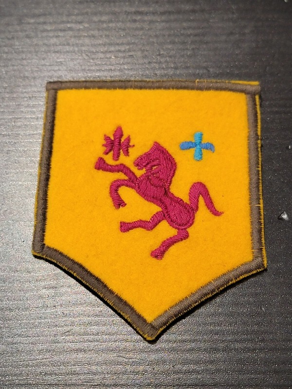 Reproduction WW2 US Army Cavalry 113 Patch Hand Embroidered 752