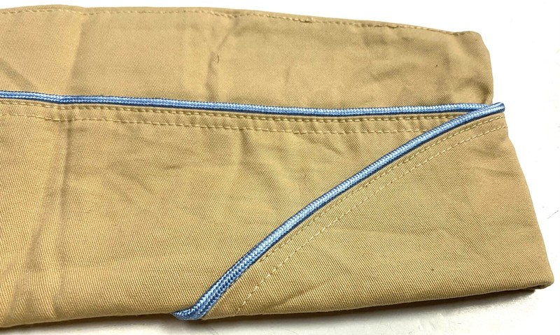 WWII US AIRBORNE PARATROOPER "KHAKIS" PX OVERSEAS CAP, MID WAR- SMALL gallery