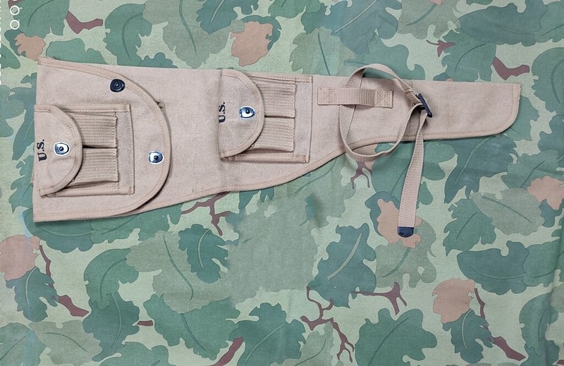 WWII US Army M1 Carbine Paratrooper Canvas Jump Case Mag Pouch WW2 Replica