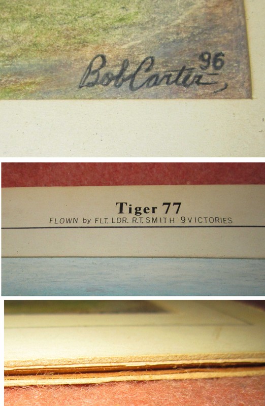 Curtiss P-40 B Tomahawk "TIGER 77" FLOWN BY R.T. SMITH - FLYING TIGER - SIGNED gallery