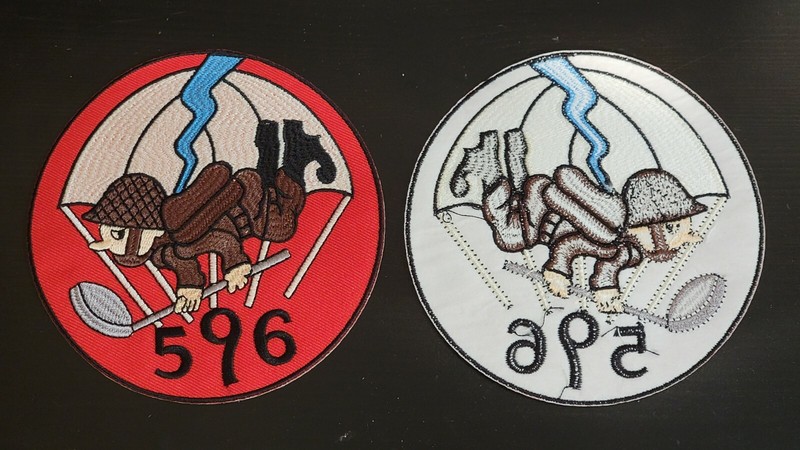 Reproduction WW2 US Army Airborne 596 Engineer Battalion PIR Parachute Infantry  gallery