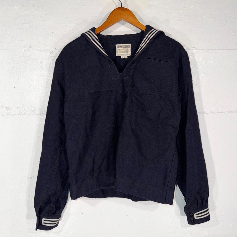 What Price Glory WWII US Navy Wool Sailor Pullover Jumper Size 42 Reproduction