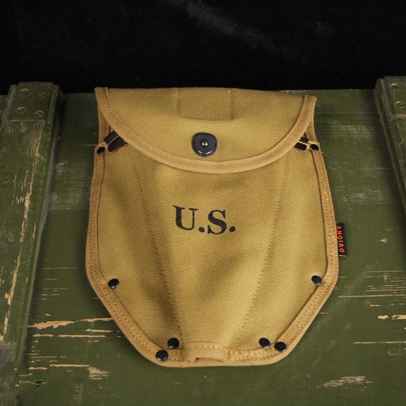 WWII US Army WW2 M1943 M43 Folding Shovel Head Canvas Cover