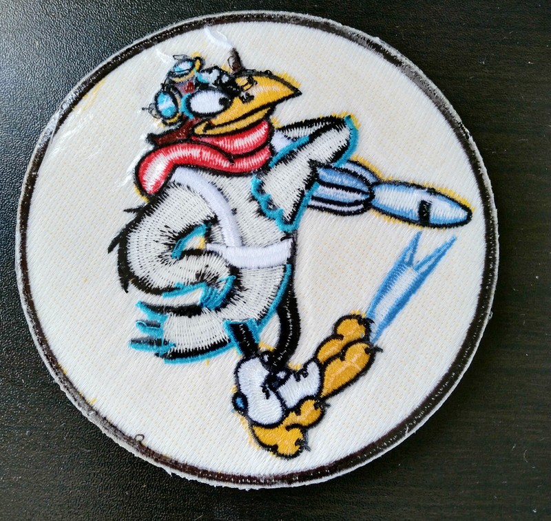 WW2 US Air Force 47th Bombardment Squadron Embroidery Patch Crow Flight Squadron gallery