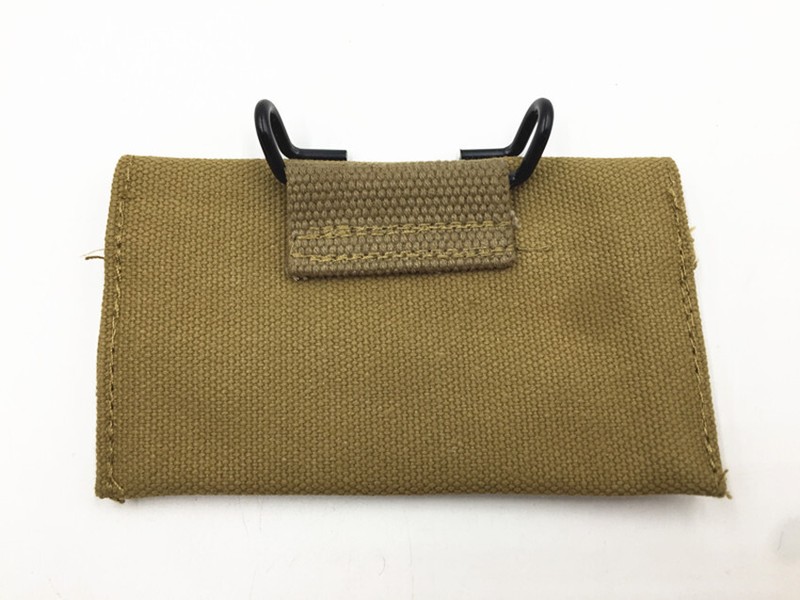 WW2 Korean War US Army M1910 First Aid Pouch Outdoor Webbing Bag KHAKI WITH HOOK gallery