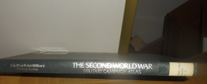 West Point Military History Atlas World War II Army Battles Maps Diagrams Charts