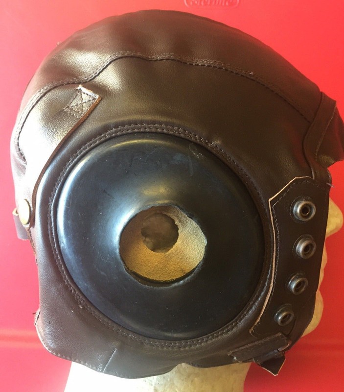 USAAF TYPE A-11 LEATHER FLYING HELMET 7 1/4 gallery