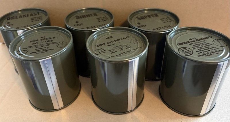 Late WWII OD C Ration DINNER - Fully Edible, Reusable Historically Accurate gallery