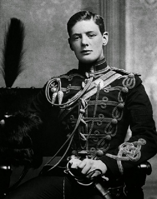 Winston Churchill in 1895 8″x 10″ World War II British Prime Minister Photo 377
