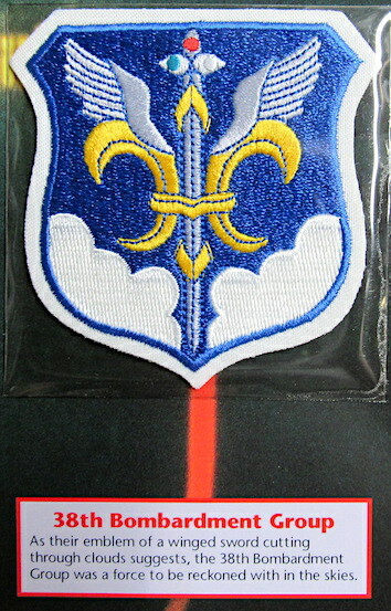 38th BOMBARDMENT GROUP Willabee & Ward WWII EMBLEMS of AIR WAR PATCH Patch Only