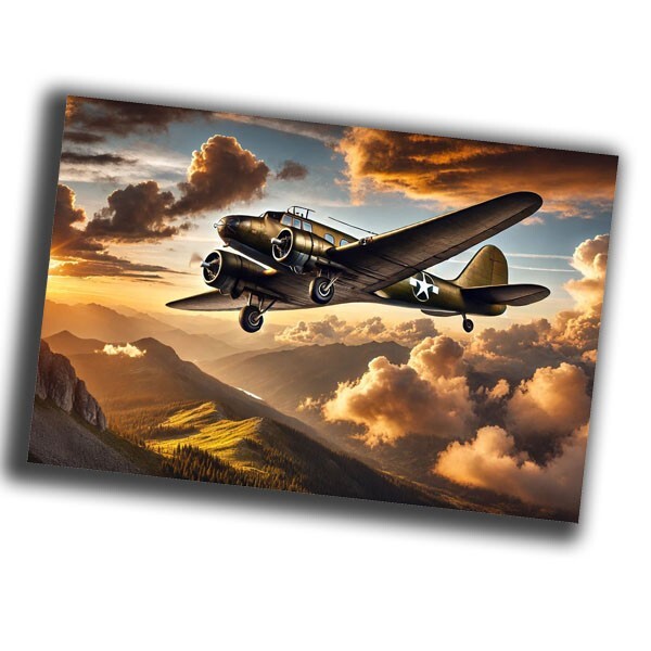 aircraft nice vintage military aviation retro WW2 Photo Glossy 4*6 in L49