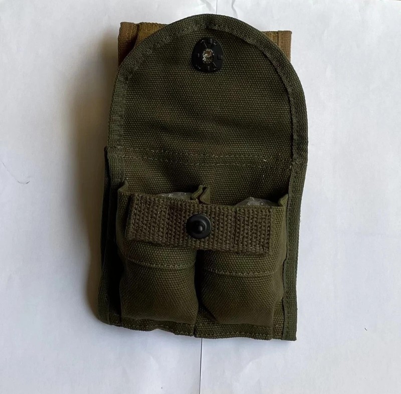 2PCS WW2 US Military M1 Carbine Rifle Mag Military Ammunition Pouch Bag gallery