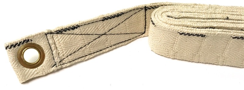 WWII US BROWNING .30 CAL AMMO BELT 100 RDS-WHITE gallery