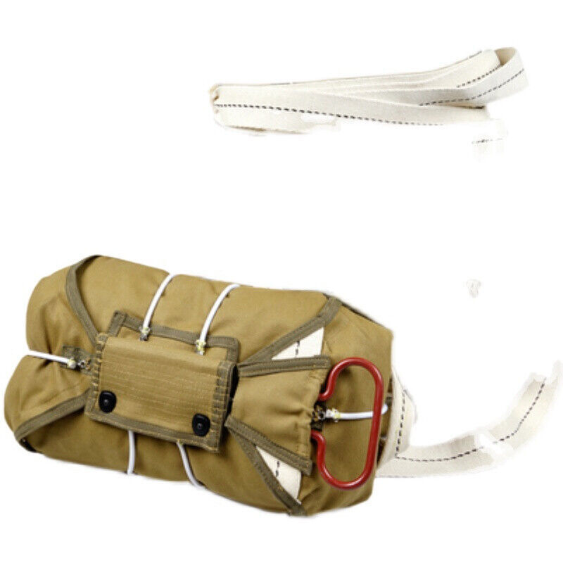 WWII WW2 US Airborne T-5 Parachute Bag Replica Paratroopers Backpack Strap Set