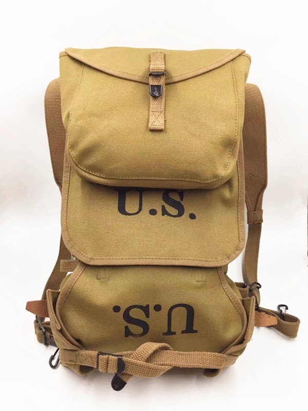 Repro WW2 US Army M1928 Knapsack Outdoor Backpack Camping Bag High Quality