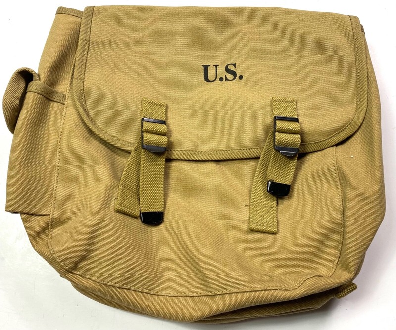 WWII US PARATROOPER M36 M1936 MUSETTE JUMP BAG-KHAKI