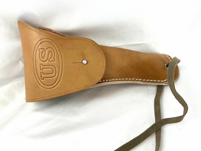 WW2 Us Usmc Colt 1911 M1916 Army BROWN Leather POUCH gallery