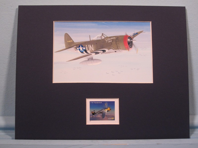 Honoring the US Air Force & the P-47 Thunderbolt honored by its own stamp