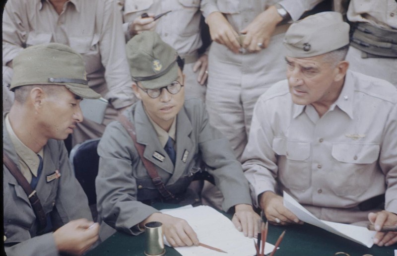 WW2 WWII Photo World War Two / Japanese Surrender of Wake Island September 1945