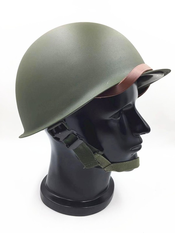 WW2 Replica US Paratrooper M1 Double layer Helmet Outdoor CS Survival Collection gallery