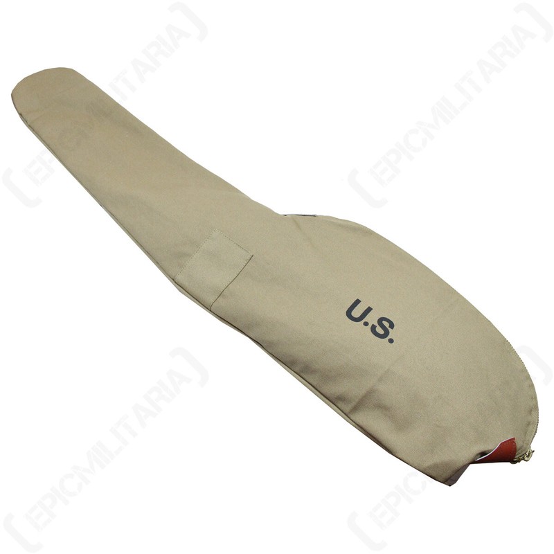 WW2 US Army Military M1 Garand Gun Rifle Cover Case Carrier Bag - Khaki