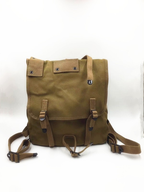 WW2 US ARMY USMC M1941 PACK COMBINATION US ARMY BELT UA X-STRAPS WITH T-SPADE gallery