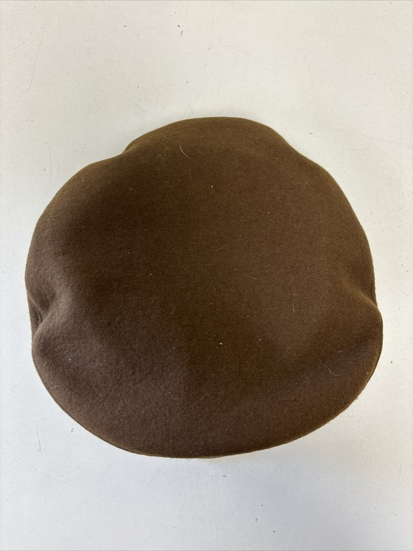 WW2 US Army Military Visor Cap/ Size: 6 3/4 Eagle Emblem & Patent Leather Band gallery