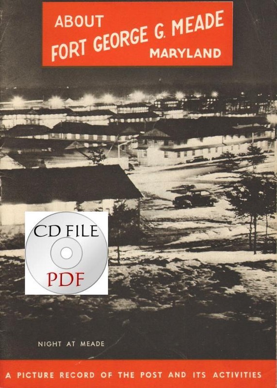 *CD File About Fort George G. Meade Booklet WW2 PDF