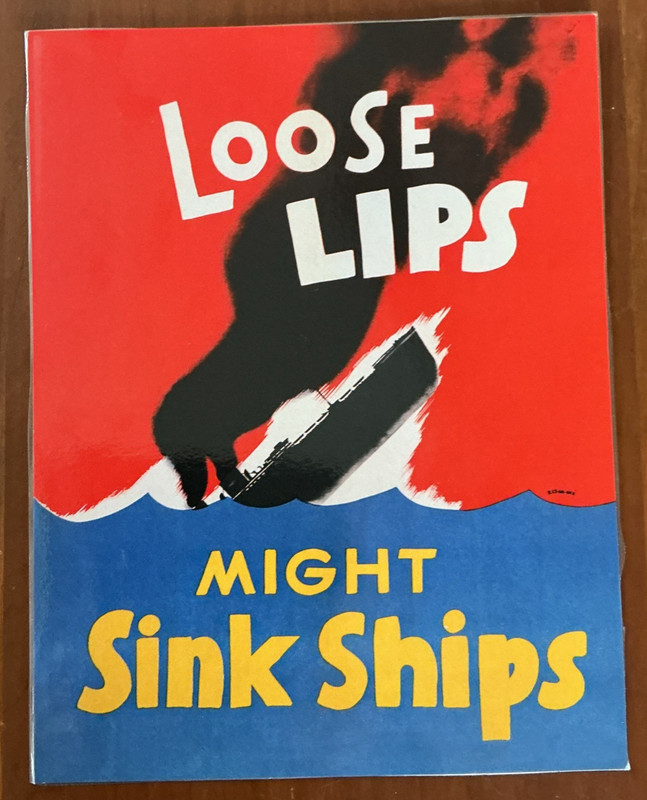 Lot of 4 Laminated WWII Posters 8x10 WW2 (A) gallery