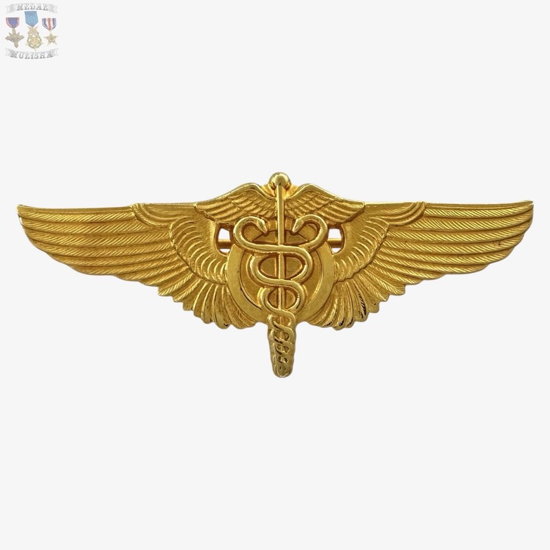 FLIGHT SURGEON WINGS BADGE 2” SIZE INSIGNIA REPRODUCTION STRIKE gallery