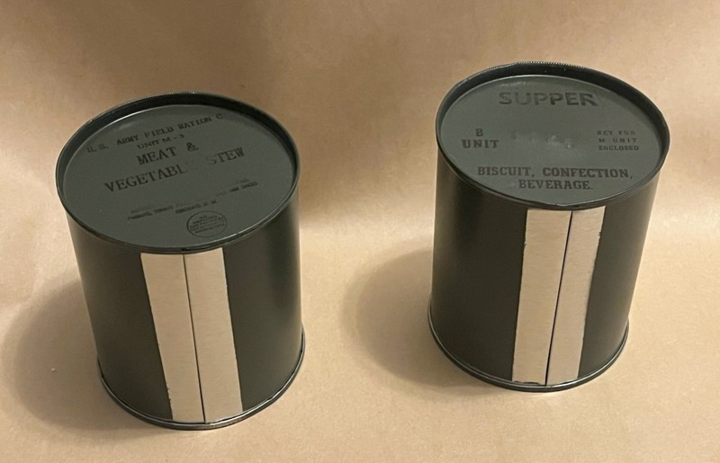 Late WWII OD C Ration SUPPER - Fully Edible, Reusable Historically Accurate gallery