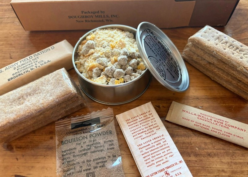WWII US Army Early War K Ration Reproduction With Edible Contents - Your Choice! gallery