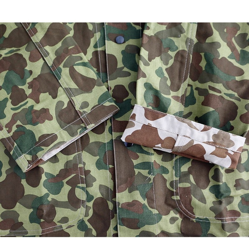 WW2 US USMC HBT Pacific camouflage Uniform Army Set Cotton (NO shoes,NO Helmet） gallery