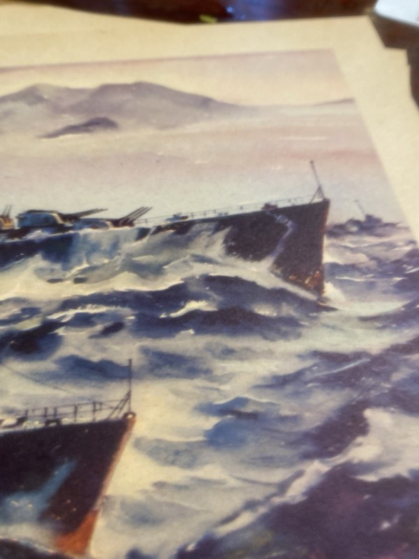 Task Force ( U S S Cleveland. ) By Arthur Beaumont Signed $175 gallery