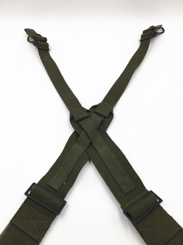 VIETNAM WAR WWII US Army M1956 Combat Soldier Field X Suspenders AND Belt SET gallery