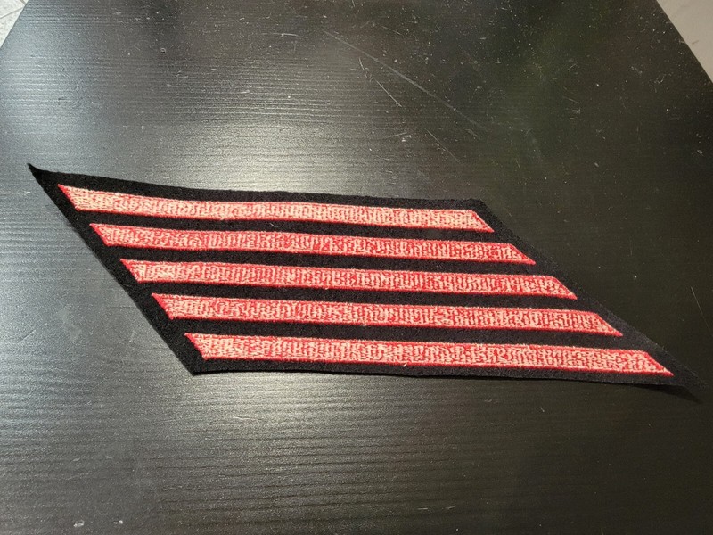 Repro 1940's-Vietnam US Navy Long Service Stripes 5 Bar 20 year 777 gallery