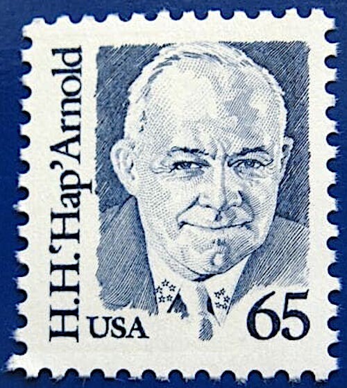 Mint Henry H ‘Hap’ Arnold Stamp U.S. Army & Air Force Five-Star General, Aviator