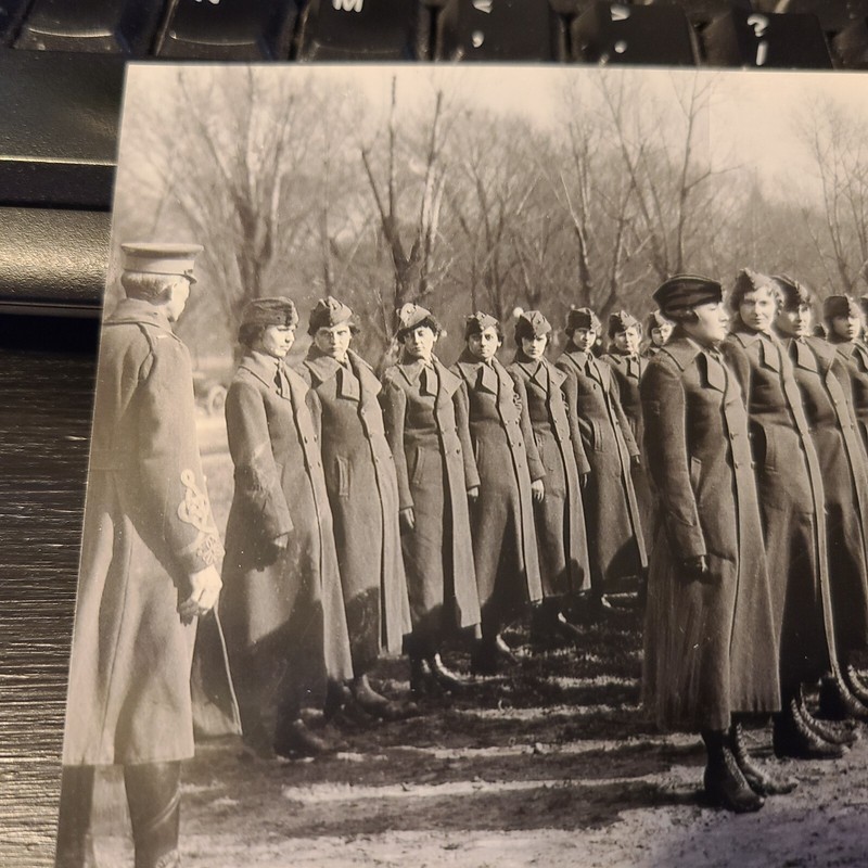 JULY 1919 photo of WMs female Marines in Quantico rp from original 7x10 USMC gallery