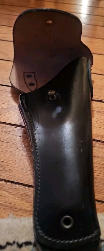 Premium Leather Holster Colt 45 1911 Pistol ~SERVICE MFG. CO. NY 11" gallery