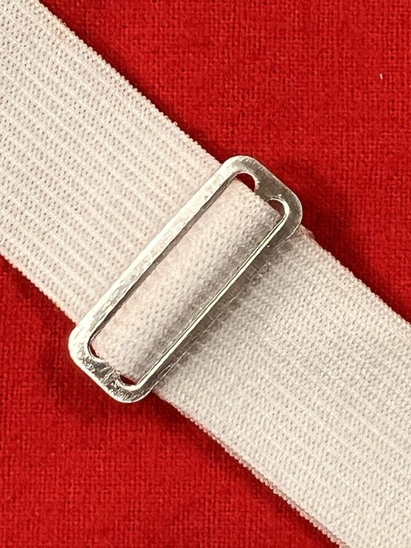 WWII GOGGLE STRAP, White (for AN-6530, B-7) USN/USMC. New! gallery