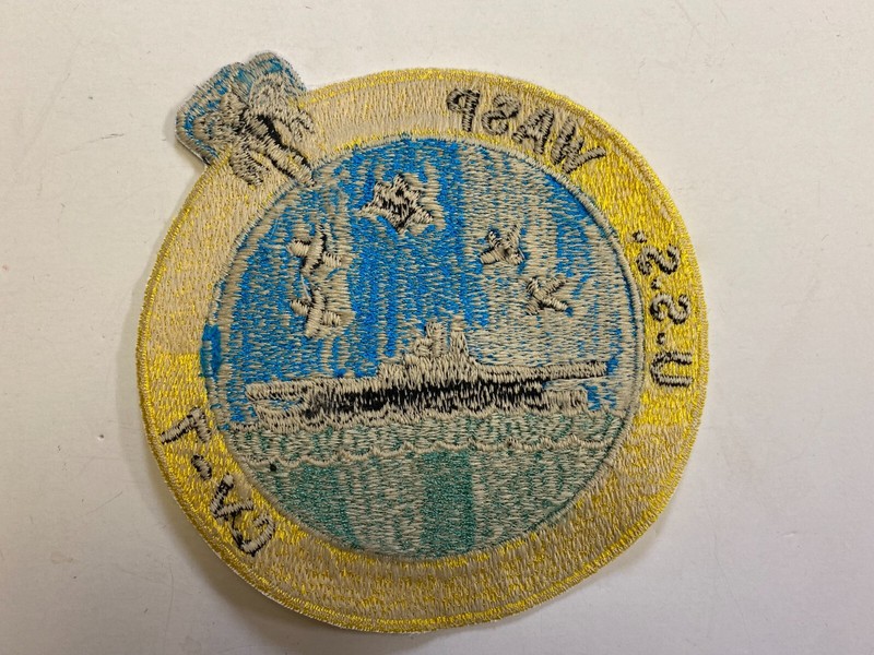 F0297 Repro US Navy WW2 Patch USS Wasp CV-7 Aircraft Carrier IR43D gallery