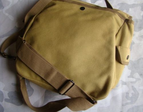 WW2 US MILITARY ARMY M1936 M36 TYPE MUSETTE FIELD CANVAS BAG BACK PACK HAVERSACK gallery